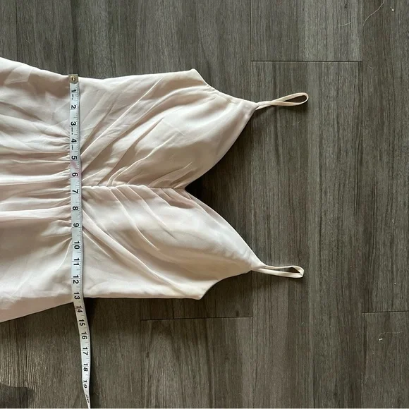 HAYLEY PAIGE OCCASIONS BLUSH Corset V-Neck BRIDESMAID PARTY FORMAL DRESS GOWN - Picture 9 of 14